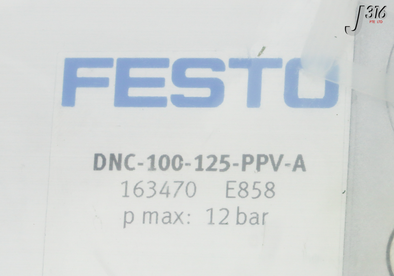 31181 FESTO STANDARD CYLINDER, 163470 (NEW) DNC-100-125-PPV-A | eBay